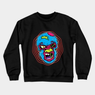 Luchador Zombie Crewneck Sweatshirt